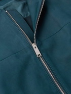 Zegna - Nubuck Bomber Jacket - Blue