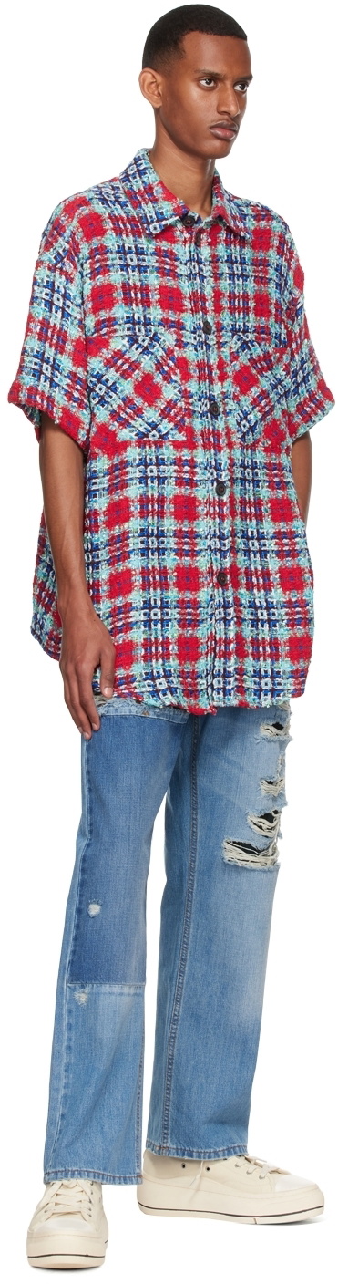 Faith Connexion Multicolor Cotton & Viscose Shirt