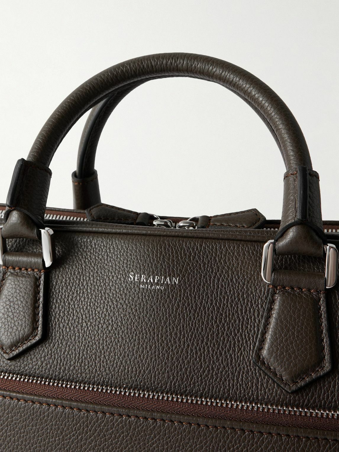 Serapian - Cachemire Full-Grain Leather Briefcase
