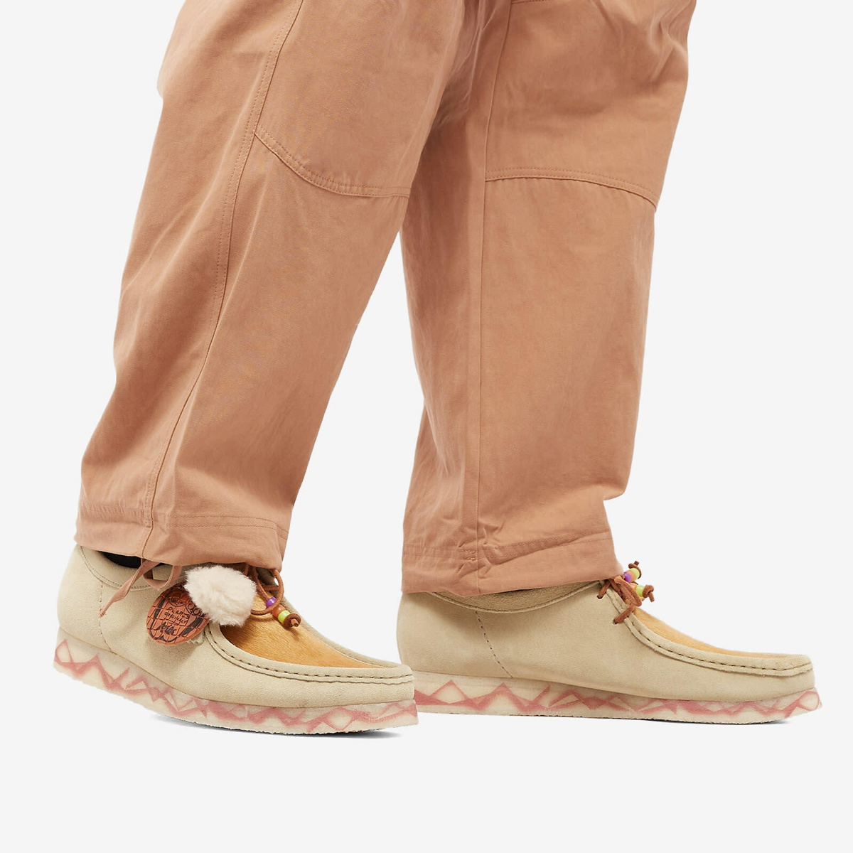 Clarks x Aries Wallabee in Maple Combi