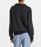 Victoria Beckham Genevieve wool and cashmere polo sweater