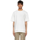 ADER error White Needle Logo Layered T-Shirt