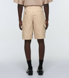 Burberry - Cotton and linen cargo shorts