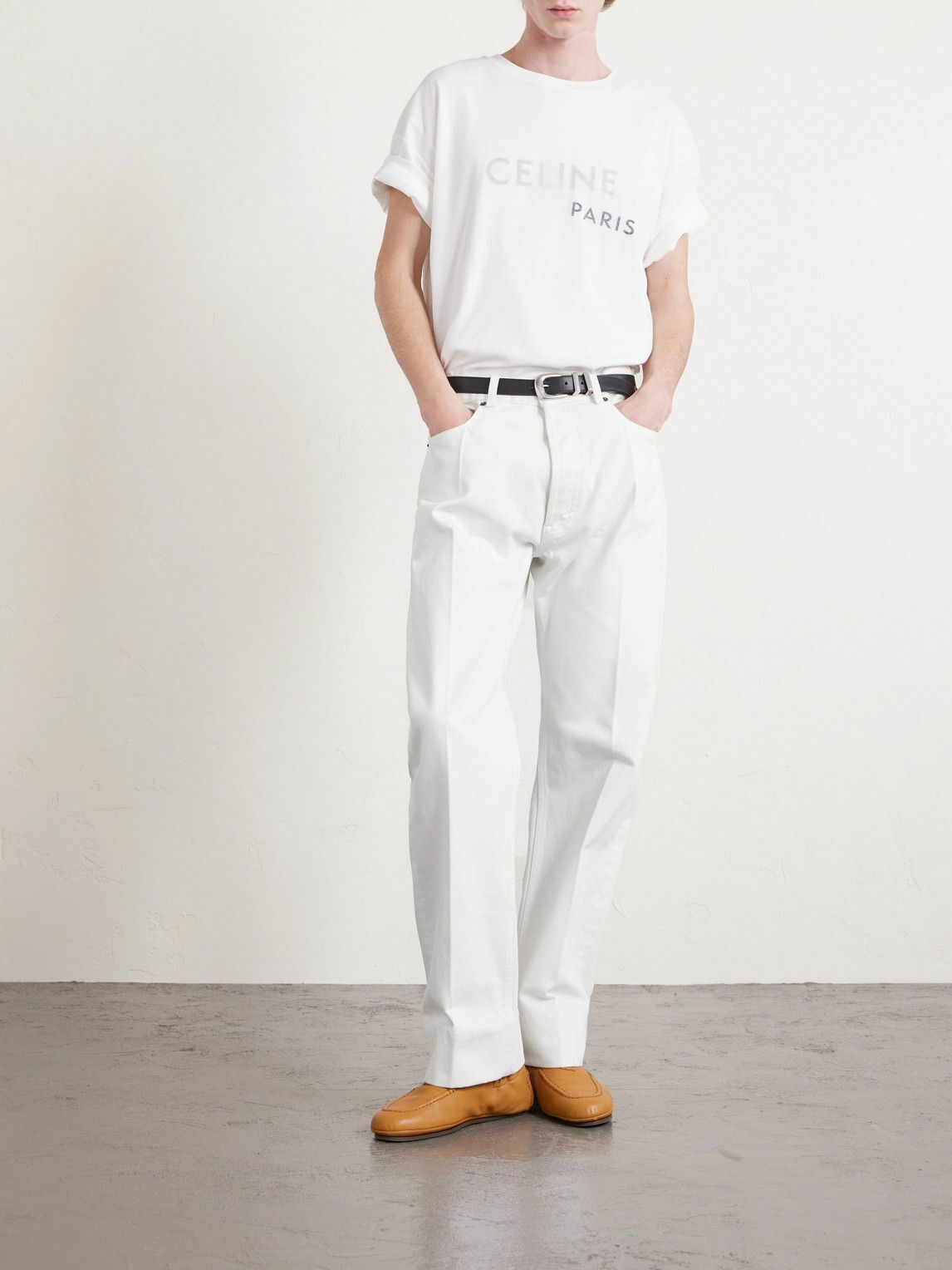 CELINE - Straight-Leg Jeans - White
