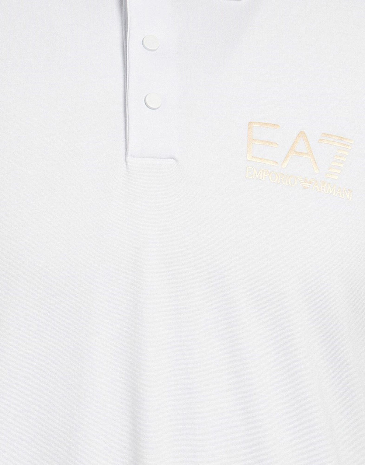 Ea7 Mens Polo shirt in White