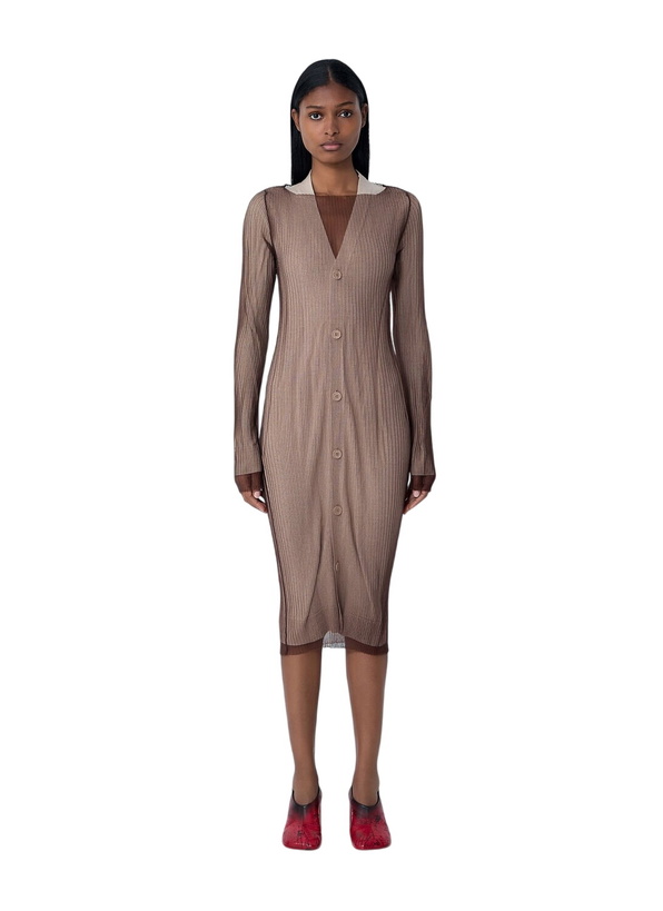 Photo: MM6 Maison Margiela Layered Cardigan Dress