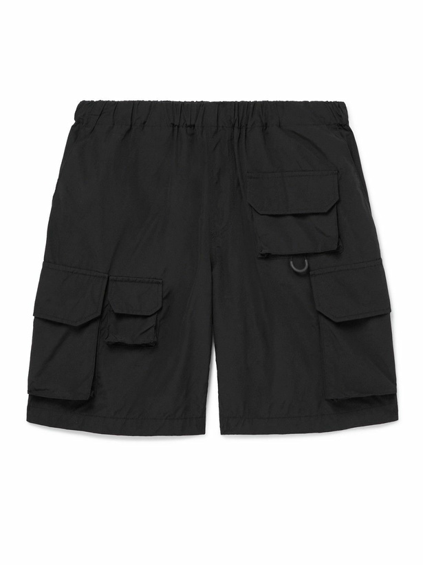 Photo: FrizmWORKS - Nyco Straight-Leg Nylon and Cotton-Blend Cargo Shorts - Black