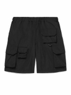 FrizmWORKS - Nyco Straight-Leg Nylon and Cotton-Blend Cargo Shorts - Black