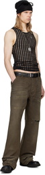 Alexander Digenova Black Laser Cut Tank top