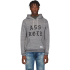 Wacko Maria Grey Ass Hole Hoodie