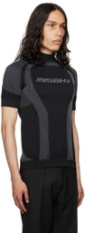 MISBHV Black Jacquard Turtleneck