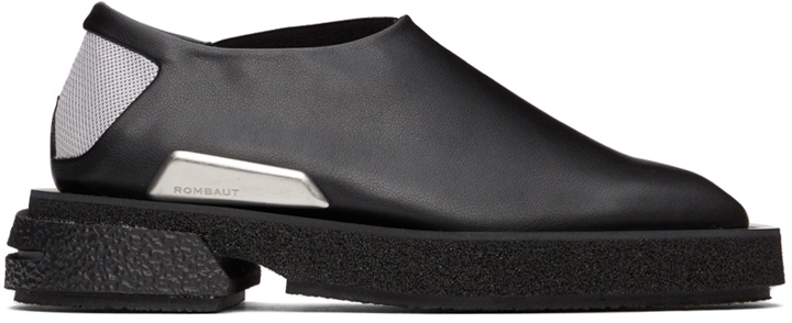 Photo: Rombaut Black Beyond Leather Drone Loafers