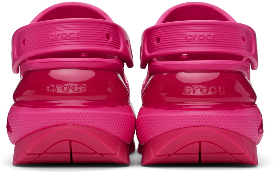 Crocs Pink Mega Crush Clogs