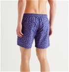 Thorsun - Charvet Mid-Length Printed Swim Shorts - Blue