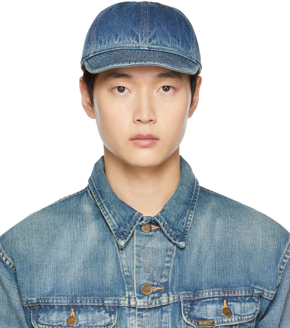 RRL Indigo Denim Cap RRL