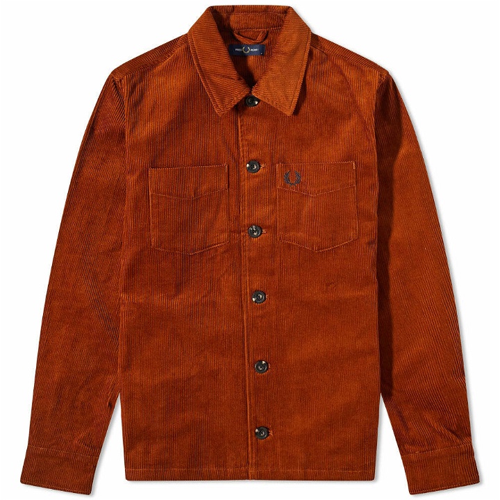 Photo: Fred Perry Authentic Men's Cord Overshirt in Nut Flake