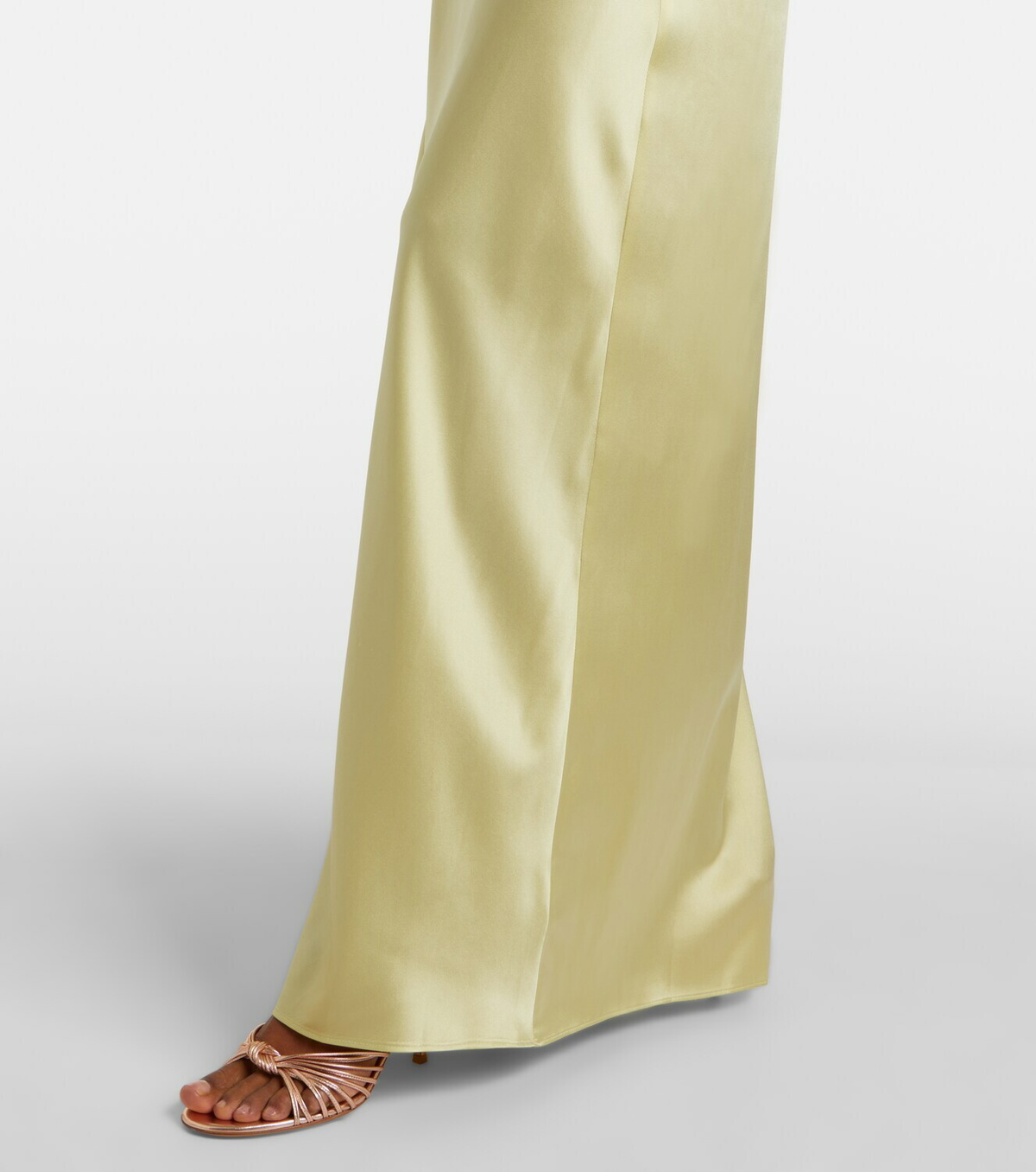 Veronica Beard Huntleigh ruched silk-blend satin gown