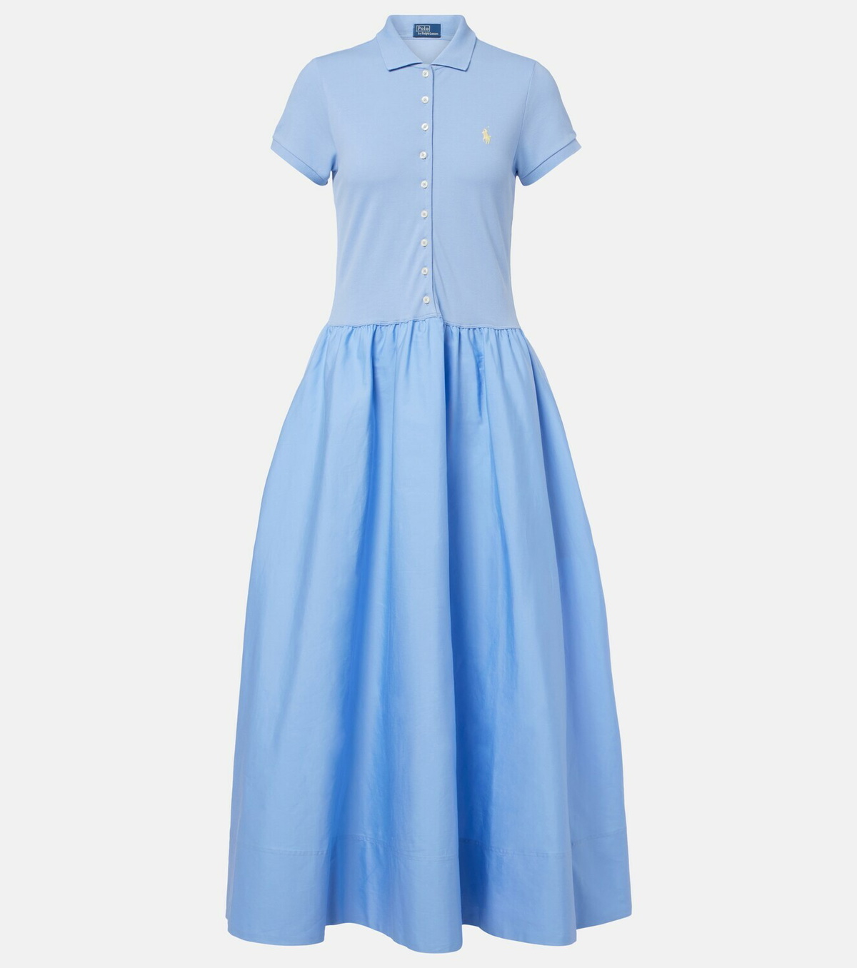 Polo Ralph Lauren Cotton-blend shirt dress