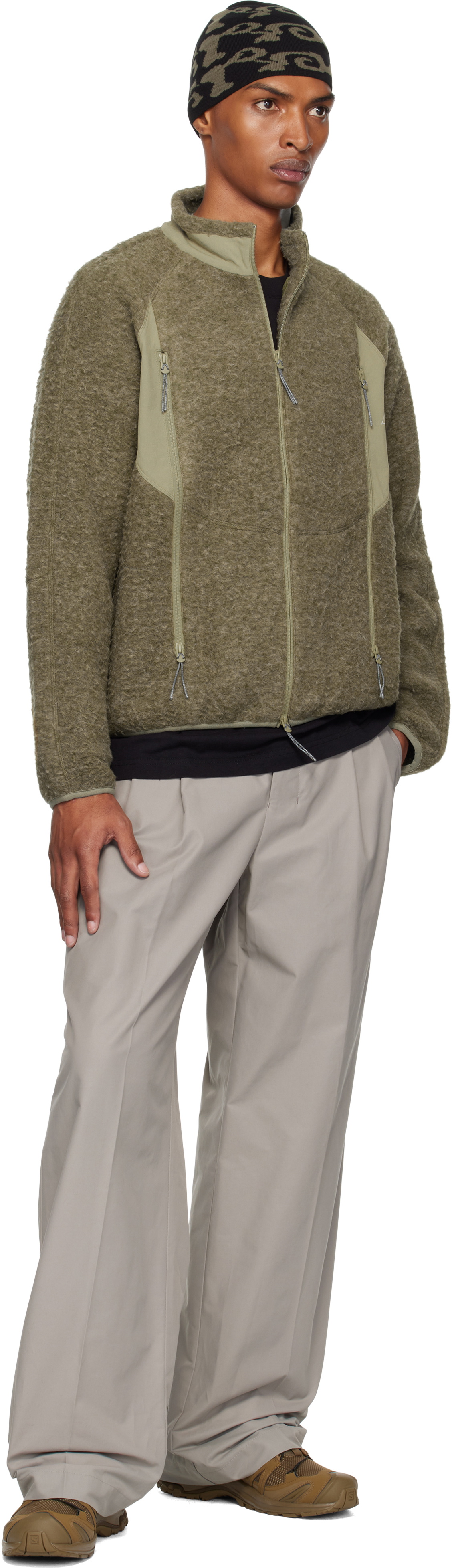 ROA Green Polar Fleece Jacket ROA ROA Green Polar Fleece Jacket ROA