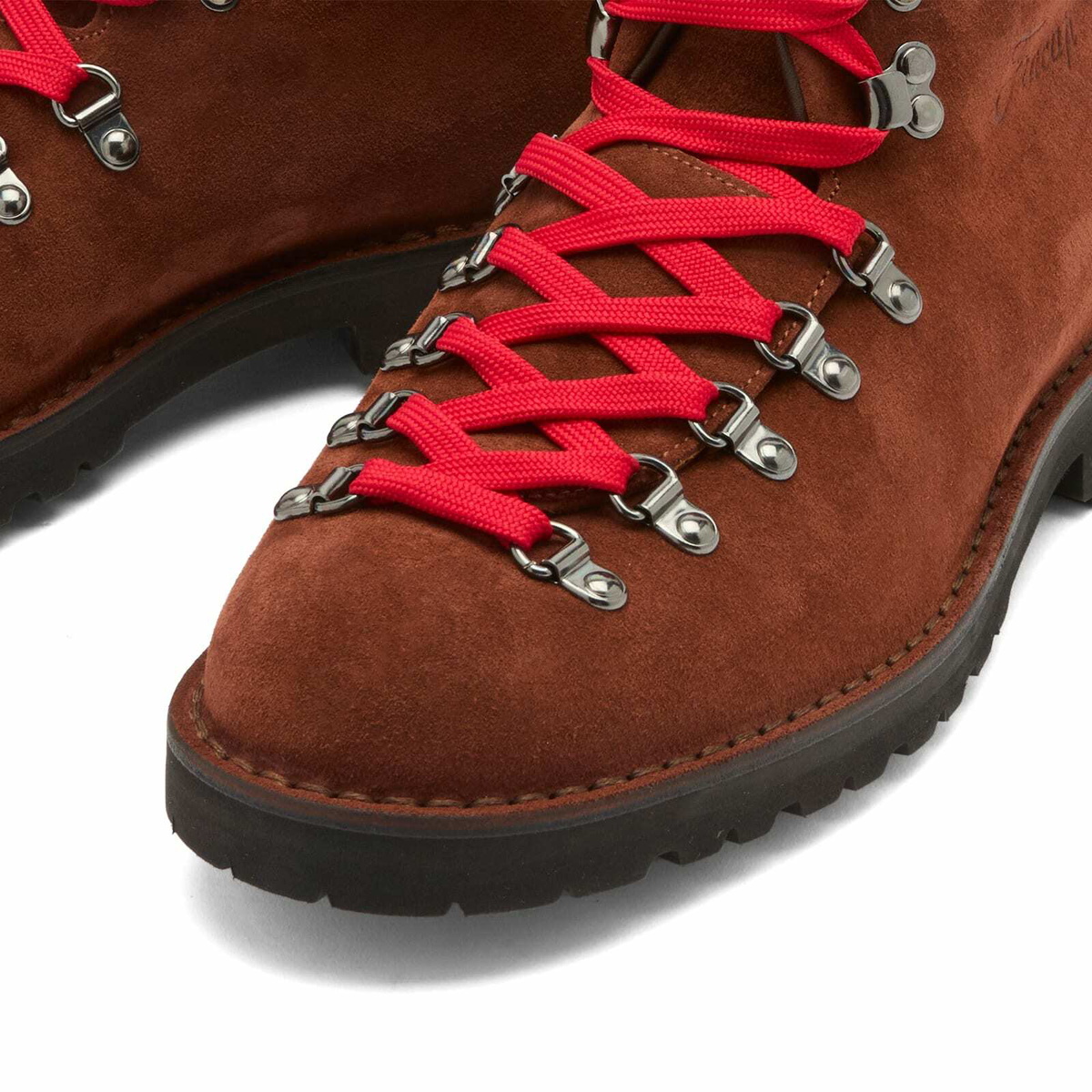 Fracap Men's M128 Commando Sole Scarponcino Boot in Brown Suede
