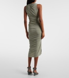 Rick Owens Lilies Edfu ruched midi skirt
