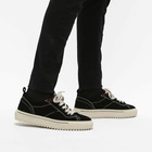 Represent Men's Alpha Low Suede Sneakers in Black