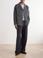 Officine Générale - Hayri Brushed-Wool Overshirt - Gray