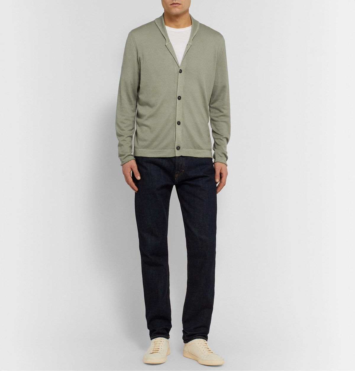 Massimo Alba - Shawl-Collar Cashmere Cardigan - Green Massimo Alba