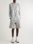 Comme des Garçons SHIRT - KAWS Printed Cotton-Poplin Shirt - White