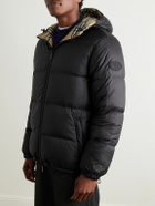 Burberry - Reversible Checked Quilted Shell Hooded Down Jacket - Neutrals