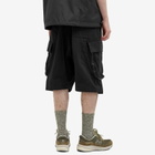 Poliquant Men's High Density Jungle Cargo Shorts in Black