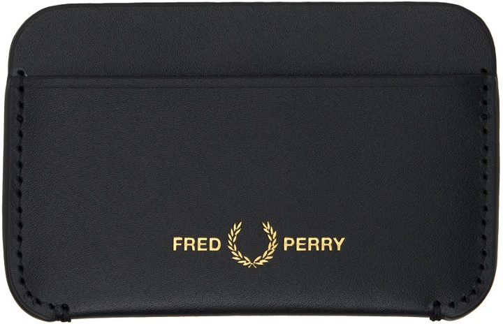 Photo: Fred Perry Black Stamp Card Holder