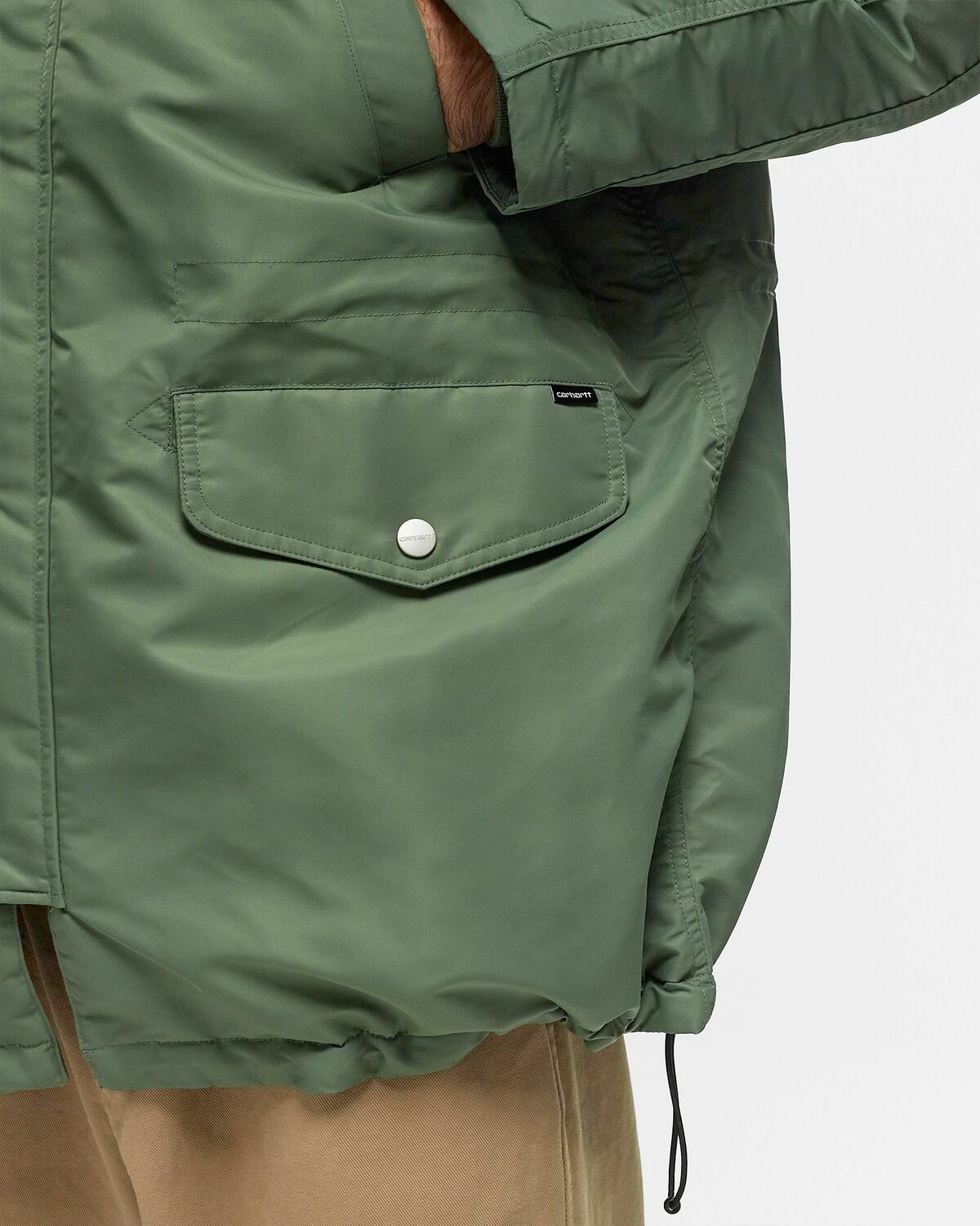 Carhartt Wip Hd Olten Parka Green Parkas