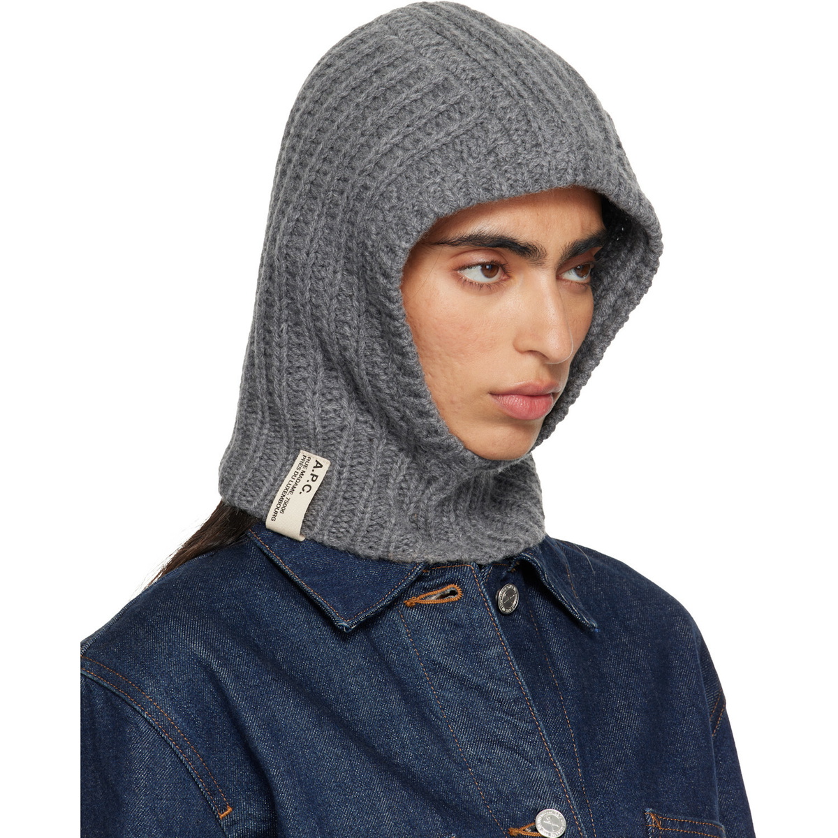 A.P.C. Gray Alix Balaclava