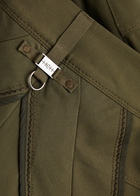 High Gravitate Wide-leg Twill Trousers Khaki