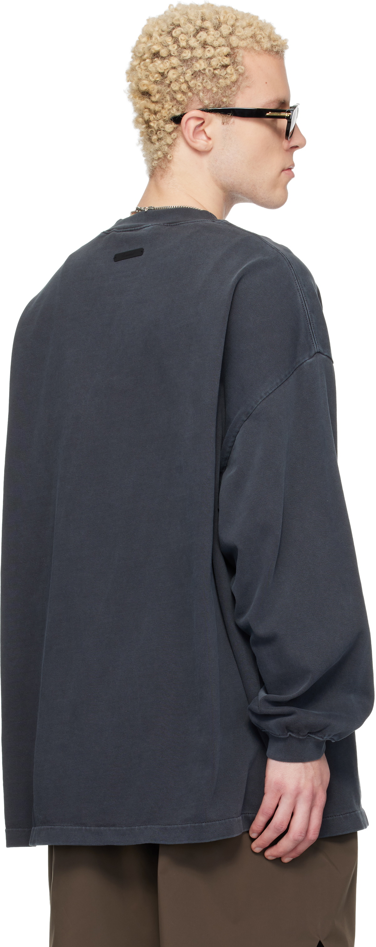 Fear of God ESSENTIALS Gray Training 90s Long Sleeve T-shirt