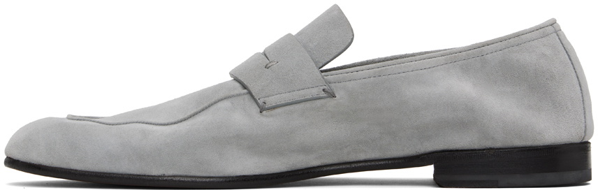 ZEGNA Gray L'Asola Loafers