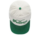 Sporty & Rich Men's Wellness Club Hat in White/Teal