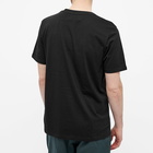 MKI Men's Embroidered Logo T-Shirt in Black/Red