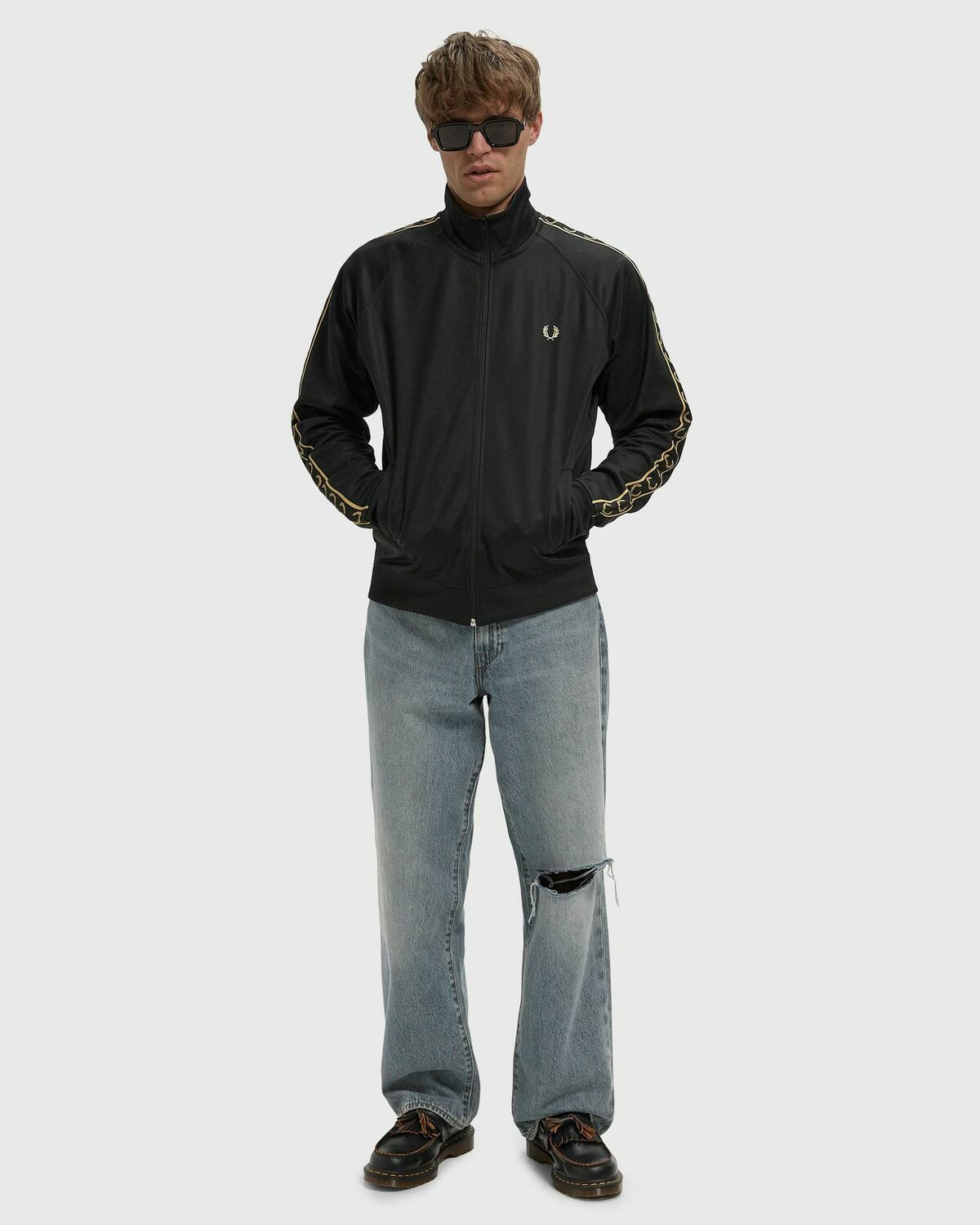 CONTRAST TAPE TRACK JACKET
