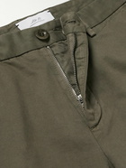 Mr P. - Straight-Leg Cotton-Twill Chinos - Green