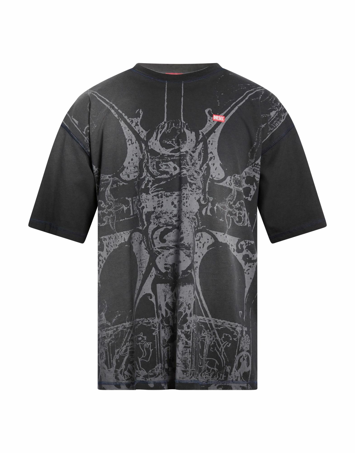 Diesel Mens T-shirt Charcoal