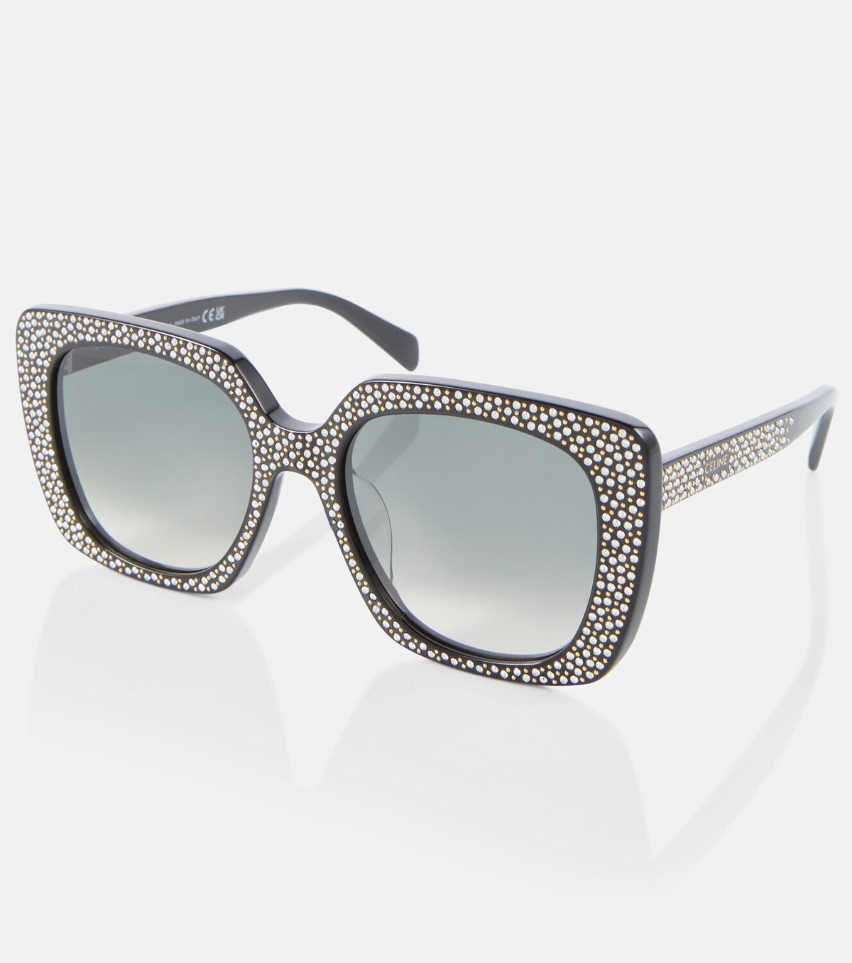 Square Sunglasses in Black - Celine Eyewear