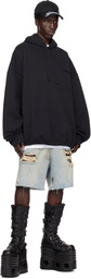 VETEMENTS Black New Rock Edition Platform Tower Boots