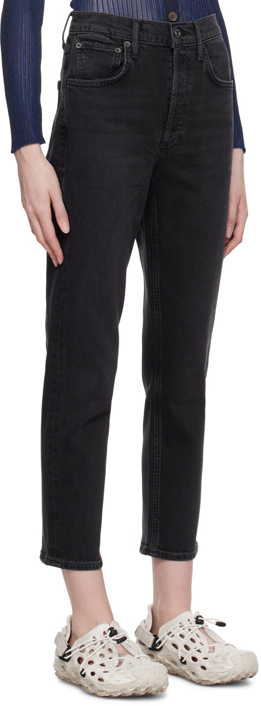 AGOLDE Black Riley Jeans AGOLDE