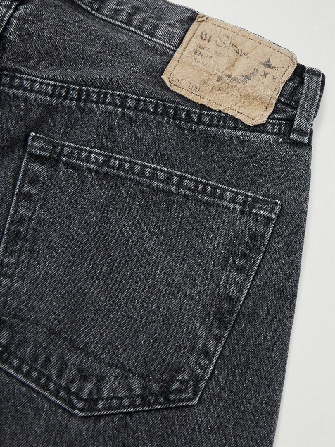 OrSlow - Super Dad's Wide-Leg Jeans - Gray