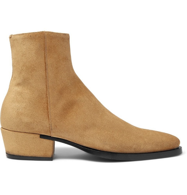 Photo: Givenchy - Dallas Suede Boots - Beige
