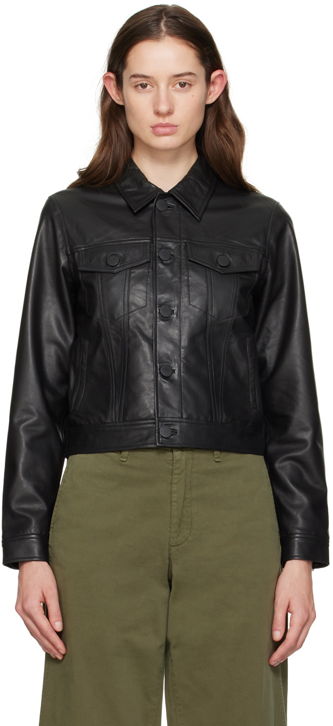【関税込み】rag & bone ブラック Sedona レザージャケット rag & bone Black Sedona Leather Jacket Rag and Bone