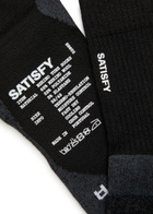 Satisfy Merino Nylon Tube Socks Black