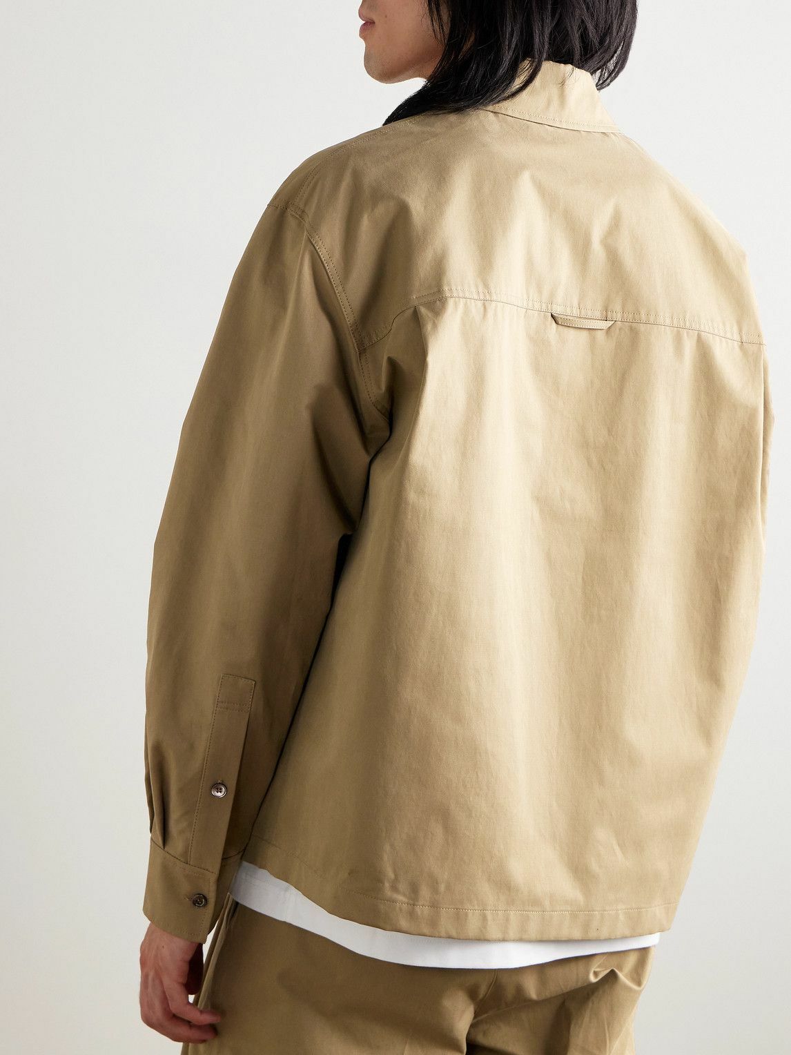 LE 17 SEPTEMBRE - Cotton-Blend Twill Jacket - Brown